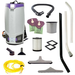 ProTeam 107766 GoFit 6 HEPA, 6 qt. Backpack Vacuum w/ Remediation Tool Kit