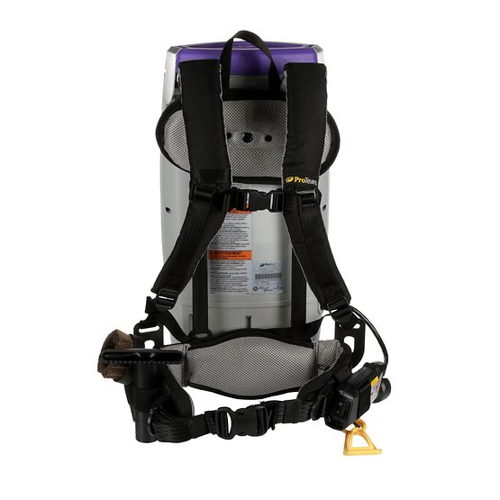 ProTeam 107303 Super Coach Pro 10, 10 Qt. Commercial Backpack Vacuum Cleaner with Xover Multi-Surface and Telescoping Wand Tool Kit