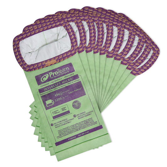 ProTeam 106960 Super HalfVac Open Collar Bags (10PK)