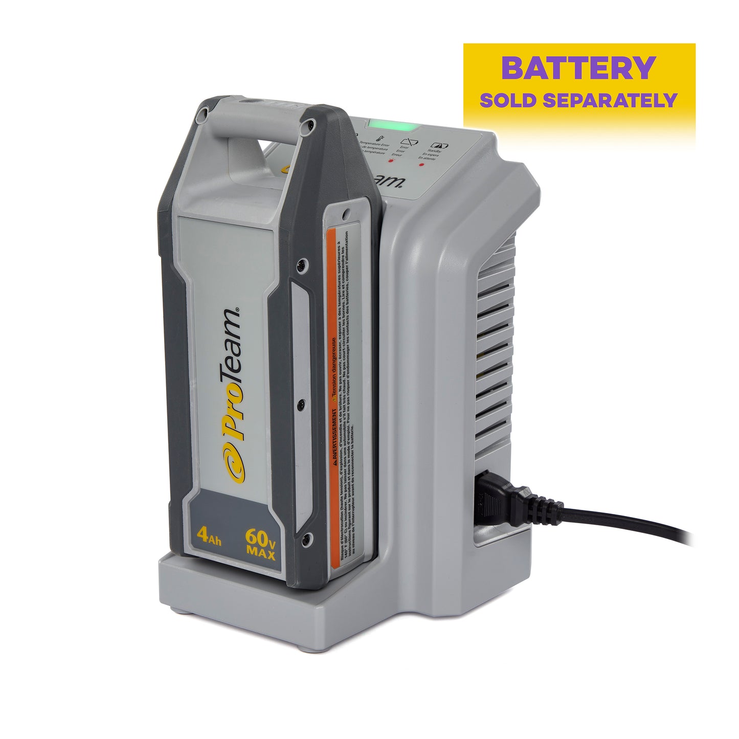 ProTeam 107685 GoFit Cordless Battery Charger with Cord