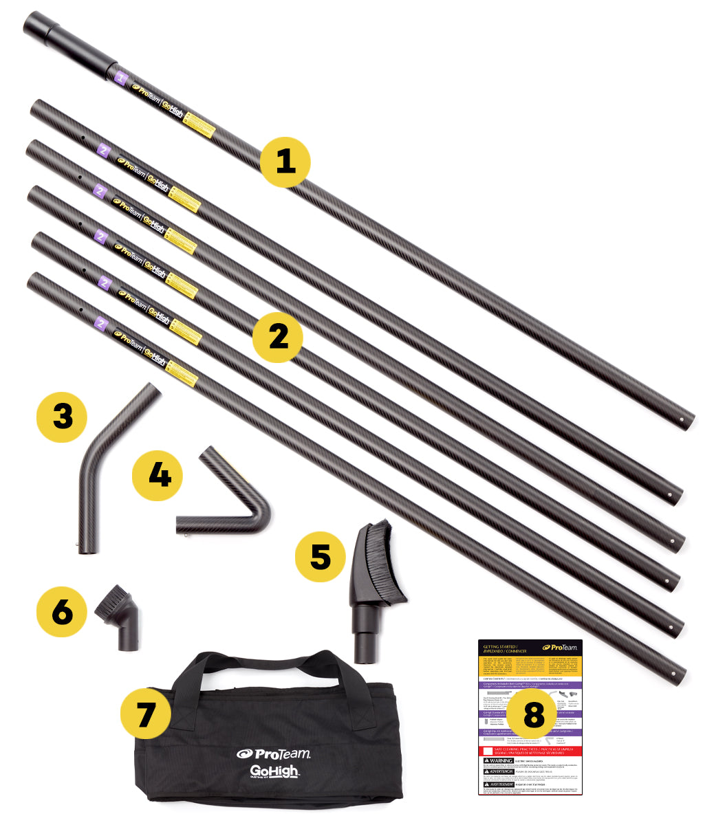 ProTeam 107852 GoHigh Max 26' High Dusting Kit