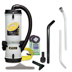 ProTeam 100280 LineVacer ULPA 10Q Backpack Vacuum w/ High Filtration Tool Kit (100163)