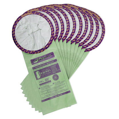 ProTeam 100431 Intercept Micro Filter Bag, Open Collar, Fits 6 Qt Backpacks (10 pk.)