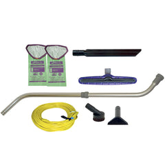 ProTeam 107109 Super CoachVac HEPA 10 qt. w/ Xover Multi-Surface 2 pc wand or telescoping wand kit