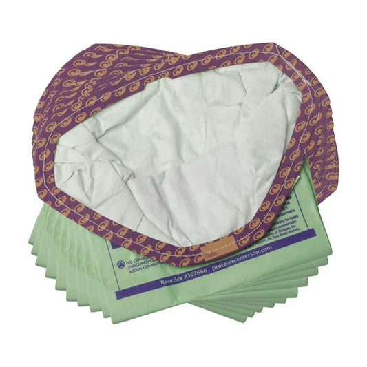 ProTeam 107666 3 qt. Intercept Micro Filter Bag, Open Collar, Fits ProTeam GoFit 3 Backpack Vacuum (10 pk.)