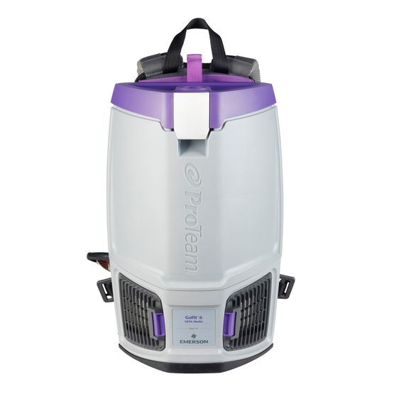 ProTeam 107697 GoFit 6, 6 qt. Backpack Vacuum w/ Xover Multi-Surface Two-Piece Wand Tool Kit