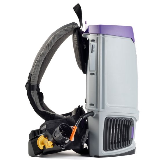ProTeam 107697 GoFit 6, 6 qt. Backpack Vacuum w/ Xover Multi-Surface Two-Piece Wand Tool Kit