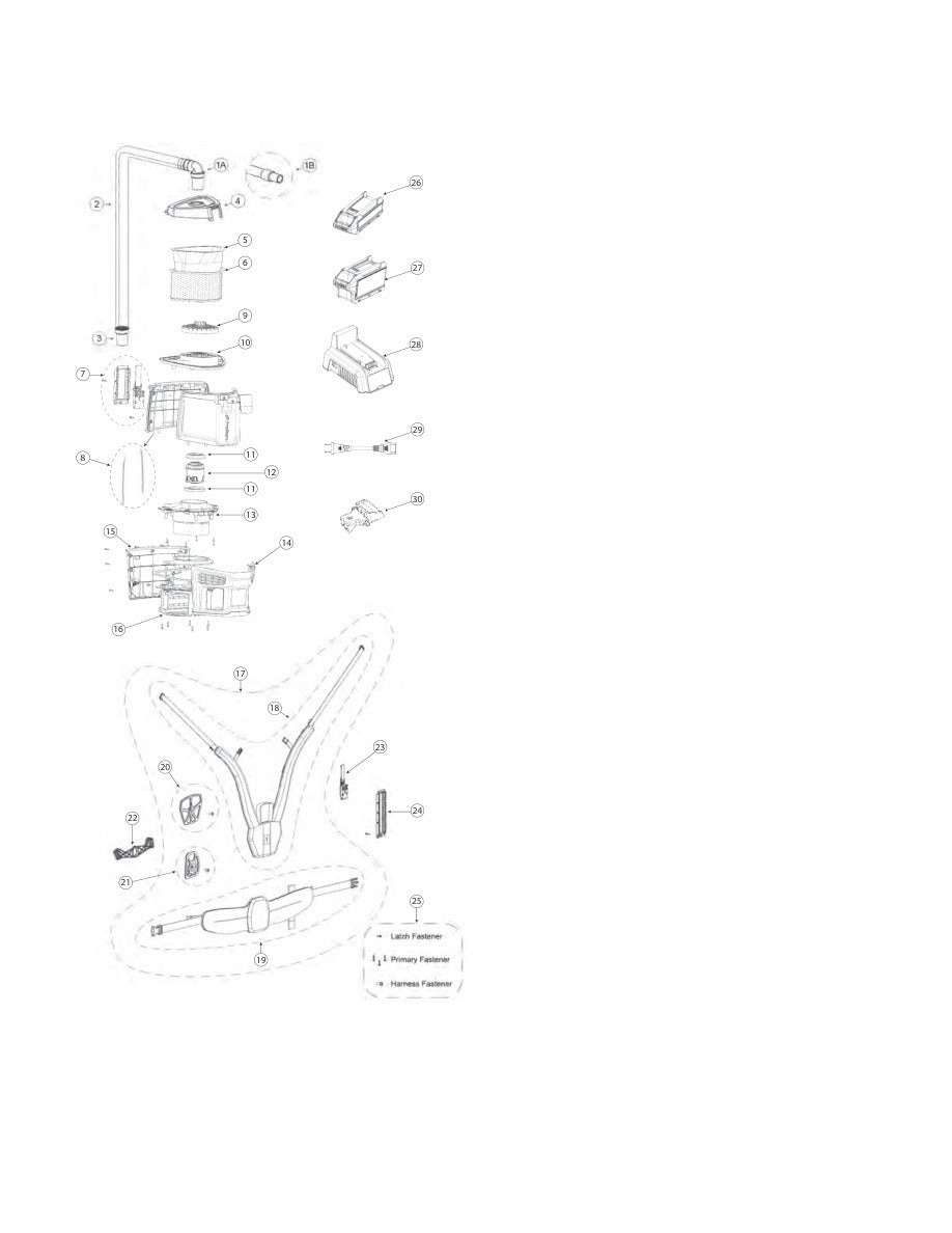 GoFit 3 & 6 Cordless exploded parts diagram