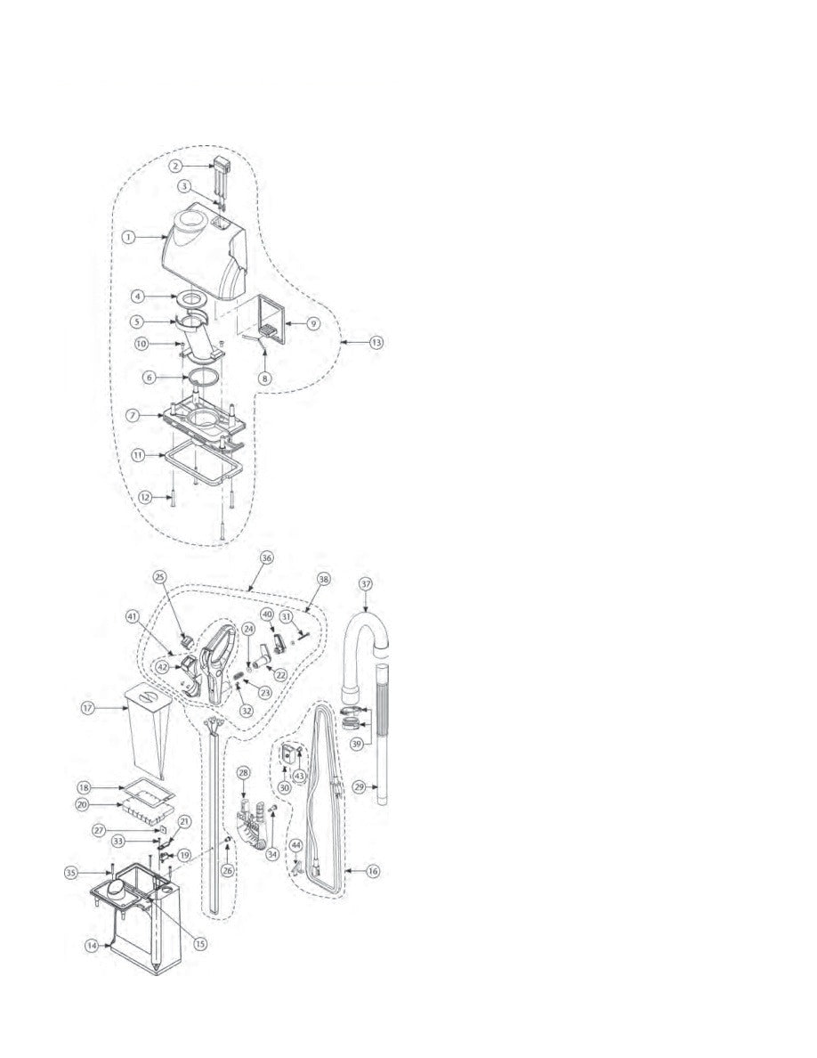 ProForce 1500XP/1200XP (Page 2) exploded parts diagram
